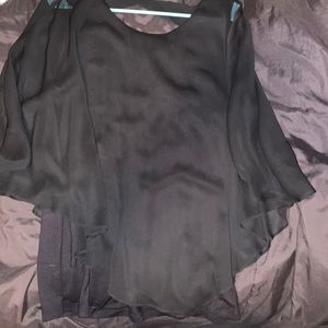 Black sheer shirt
